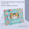 thumbnail image 4 of 2 Gang Light Switch Cover Plate Hello Tiger Face Wall Plate Decorate Electrical Outlet Cover Plates 4.56”x4.48”, 4 of 8