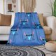 thumbnail image 1 of Disney Cute Kawaii Stitch Throw Blanket Warm Lightweight Soft Cozy Warm Home Decoration Suitable for Living Room Bedroom180x230cm(70x90 in) Gao Jinjia LED, 1 of 2