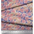 thumbnail image 3 of Soimoi Cotton Duck Fabric Flower Watercolor Printed Craft Fabric by the Yard 42 Inch Wide, 3 of 3