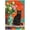500 PCS, variant on 500 Piece Black Cat Sitting with Flowers Elegant Floral Cat Art Puzzle for Adults – Decorative Jigsaw for Home Display