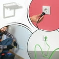 thumbnail image 5 of Bathroom Outlet Shelf, Wall Outlet Shelf, Wall Mounted Outlet Shelf Space-Saving Wall Shelf, Outlet Shelf Wall Holder,Vertical Decorative Wall Holder Home Extender Decor For Routers, Bathroom 2PC, 5 of 9