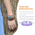 thumbnail image 4 of Sonducket 3 piezas trenzada estilo resistente al agua cera muñeca conjunto de joyas longitud dama decoración Popular encanto mano cadena playa Ropa, zapatos y accesorios Miscelánea tipo 8 8 Sonducket AP010274-08, 4 of 6