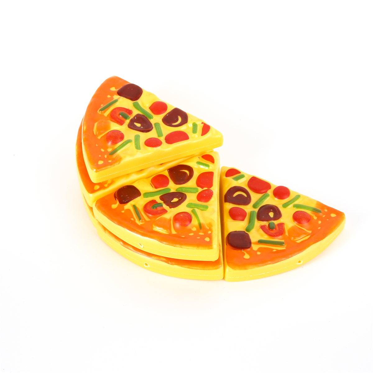 Seyurigaoka 6Pcs Kids Toy Pretend Role Play Kitchen Pizza Food Cutting Sets Children Gift - image 5 of 6