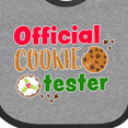 thumbnail image 4 of Inktastic Official Cookie Tester Christmas Cookies Boys or Girls Baby Bib, 4 of 4