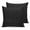 Black, variant on 26x26 Pillow Covers Set of 2, Beige Solid Color Throw Pillow Covers Decorative Couch Cushion Case, Abstract Woven Texture Vintage Minimalist Microfiber Square Pillowcases for Bedroom Car Living Room
