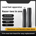 thumbnail image 2 of Electric Nose Hair Trimmer For Men Waterproof Ultra-sharp Blade Ergonomic Design Safe Painless, 2 of 8
