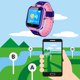 thumbnail image 2 of Reloj inteligente para niños, pantalla táctil, ubicación, fotografía, teléfono, reloj (rosa), 2 of 5