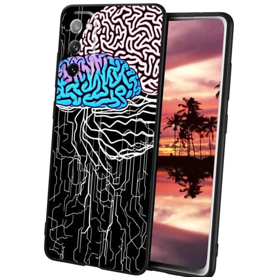 Compatible with Samsung Galaxy S20 Phone Case, Brain-Art-32 Case Men Women, Flexible Silicone Shockproof Case for Samsung Galaxy S20