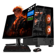 thumbnail image 1 of PC Gamer Completa IA Xtreme PC Gaming MSI NVIDIA GeForce RTX 5060 Intel Core i7 14700F 16GB DDR5 SSD 1TB WIFI Monitor 27 200Hz Sistema Liquido Black Productividad Versátil Acelerada con IA, 1 of 6