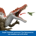 thumbnail image 3 of Jurassic World Super Colossal Spinosaurus Pack, 36 Inch Long Dinosaur Toy & 2 Mini Figures, 3 of 6