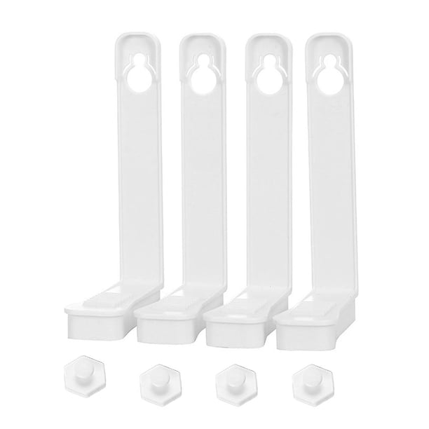 4 sujetadores creativos para sábanas y fundas de colchón. Blanco2