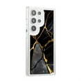 thumbnail image 6 of SaniMore Case for Samsung Galaxy S23 Ultra, Shockproof Ant-fall TPU Backplane Marble Stylish Pattern for Girls Women No-Yellowing Slim Lightweight for Samsung Galaxy S23 Ultra, Black/Gold, 6 of 11