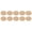 Khaki, variant on Suodoka Khaki Iron On Patches Adhesive Oval Sleeve Elbow Repair DIY Cloth Stickers, 10 Pieces (7.08 inches / 18 cm)