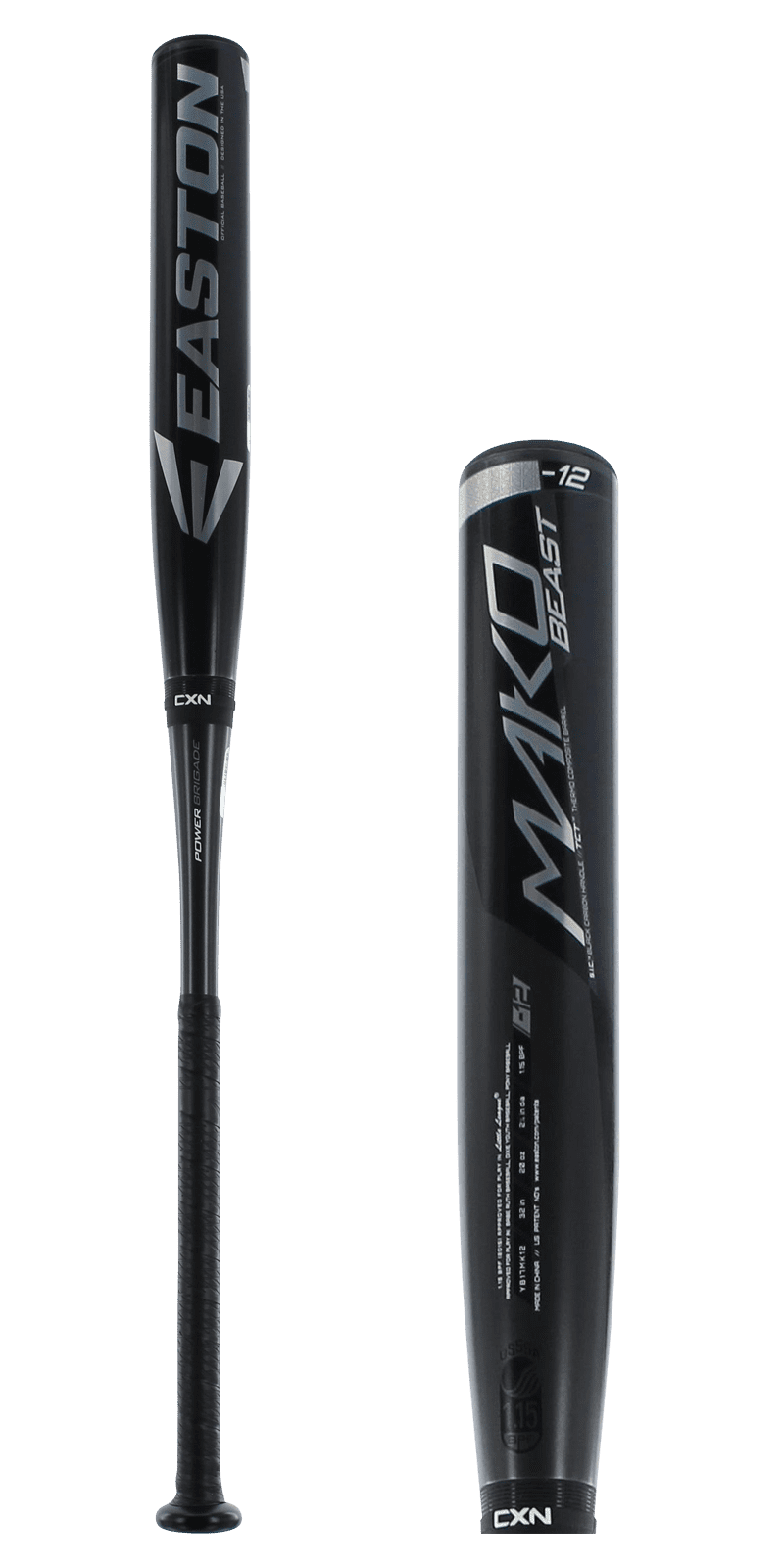 Easton Mako Beast USSSA Baseball Bat, 28" (12)