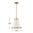 thumbnail image 6 of 1 Light Large Pendant in Traditional-Transitional Style 16 inches Wide By 17.75 inches High-Lacquered Brass Finish Bailey Street Home 81-Bel-3088070, 6 of 10