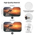 thumbnail image 3 of Bingfone Sunset Dancing Dolphin B Car Windshield Sun Shade Protector Keep Your Vehicle Cool Sun Shield Visor Cover Foldable for Car Truck SUV-Medium, 3 of 8