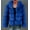 Blue, variant on Olyvenn Womens Ladies Warm Faux Furry Short Coat Jacket Women's Plus Winter Solid V-Neck Long Sleeve Outerwear Female Outwear Hot Pink XL