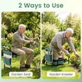 thumbnail image 6 of Costway Garden Kneeler and Seat, Foldable Gardening Stool with Wide EVA Foam Padding Green, 6 of 9