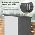 thumbnail image 2 of Marcree 73''H Outdoor Waterproof Storage Cabinet, Utility Closet, Garden Tool Organizer Sheds with Lock Doors and Shelves, Locking Cabinets for Backyard, Patio(GreyWhite), 2 of 7