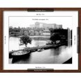 thumbnail image 5 of Art.com Dock on the River by the Art Museum, Philadelphia, Pennsylvania Photo, Brown Frame Wall Art, 21" x 17", 5 of 5