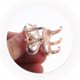 thumbnail image 3 of Butterfly Hair Jaw Clamp Hair Claw Clip Rhinestone Hair Clip Women Hair Styling Tool, 3 of 4