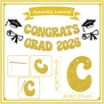 thumbnail image 2 of Guirnalda KEWUFD Felicitaciones Graduado 2026 con brillo dorado, 2 of 8