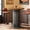 Brown & Gray, variant on Finmind 39.4" Round Bar Table, Wood Bistro Pub Table, Living Room, Walnut Brown (Only Table)