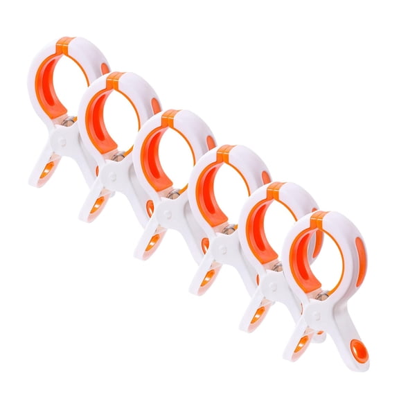 Strong Windproof Clothes Pins, Heavy Duty, Large Size, for Blankets & Bed Sheets, 6pcs