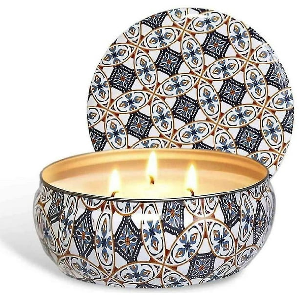 Citronella Mosquito Repellent Candle, 425g Soy Wax Scented Candles, Mosquito Repellent Candles For Indoor Outdoor Camping Garden (3 Wicks)