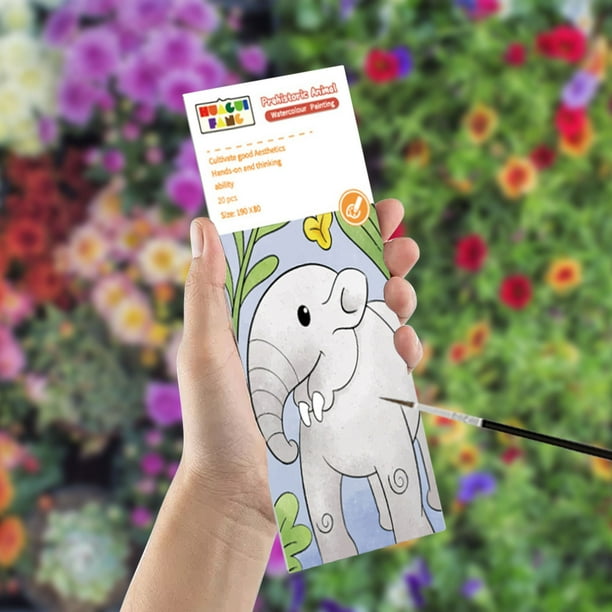 Xihbxyly Set de Grafitis con Gouache, Paquete de 3 Actividades de Acuarela, Materiales Seguros, Desarrollo de La Motricidad Fina, Divertidos Ejercicios de Pintura, Ideal para Niños de 3 a 10 Años, In