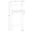 thumbnail image 5 of RiverRidge Amery over the Toilet Bathroom Spacesaver Medicine Storage Shelves - White, 5 of 7