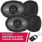 New Kicker KS-Series 2-Pack 51KSC6904 6x9" Coaxial Speakers w/ High Power Handling