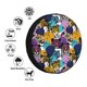 thumbnail image 4 of Fotbe Retro Panther Funda de Llanta de Repuesto con Estampado, Engrosada, Ajuste Universal para Jeep, Remolque, RV, SUV, Camión-16 inch, 4 of 6