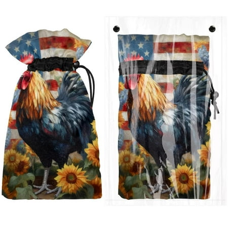 

Josid Floral Pattern Reusable Outdoor Faucet Insulation Covers Waterproof and Freeze-Resistant Spigot Protector Bags 2 Pack 11 x 6.9