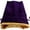 Purple, variant on Dice Bag: 6x8: Velvet/Satin: BK/BK Metallic Games