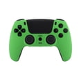 thumbnail image 1 of Controlador inalámbrico personalizado Crazy Controllerz para PS5 con carcasa frontal suave Z-Touch™ sin costuras y zonas de confort Z-Grip™ - Verde neón, 1 of 6