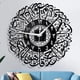 thumbnail image 1 of Reloj de pared de de de caligrafía islámica religiosa, sala de musulmana, habitación de , decoración de Ramadán Eid Negro Macarena Reloj de pared, 1 of 8