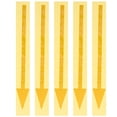 thumbnail image 1 of AURARMLET 5pcs Waterproof Directional Arrow Signs Yellow PVC Reflective Stickers for Postal Use, 1 of 7