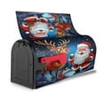 thumbnail image 4 of PHELIKA Merry Christmas Santa Claus Deer 02 Magnetic Mailbox Covers Standard Size 21"H x 18"W, 4 of 8