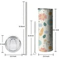 thumbnail image 5 of 20 OZ Travel Mug Slim Tumbler Cup with Straw,Thermal with Lids for Hot and Cold Drinks for Outdoor Sports Wedding, 5 of 7
