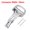 Silver Tone, variant on Folding Watch Clasp Push Button for 18mm Leather Watchband Strap with Link Pins, Silver Tone