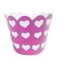 thumbnail image 2 of Wrapables® Standard Size Hearts Cupcake Wrappers (Set of 20), Hot Pink, 2 of 4