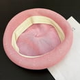thumbnail image 3 of Hsqqdc Women Vintage Solid Color Beret French Painter Hat Cotton Linen Autumn Winter Cap, 3 of 6