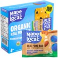 thumbnail image 1 of Made with Local Blueberry Almond Butter Organic Energy Bars (Organic, Gluten-Free, Non-GMO, 7g Protein, Simple Ingredients, Made in Canada), 4-Pack (212 g), 1 of 6