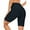 Navy, variant on FANNYC Women's Yoga Shorts High Waist Control Abdominal Hips Biker Shorts Gym Workout Half Pants Elastic Belt Casual Tight Fitness Leggings Quick-Drying Sports Shorts