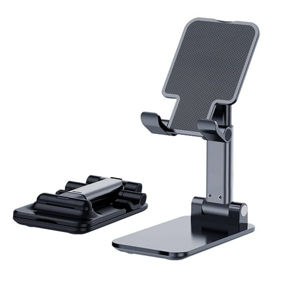HPZZ Cell Phone Stand, Angle Height Adjustable Cell Phone Holder with Silicon Pad for Desk Fully Forldable Mobile Phone Holder Compatible with All Mobile Phones, MT-6