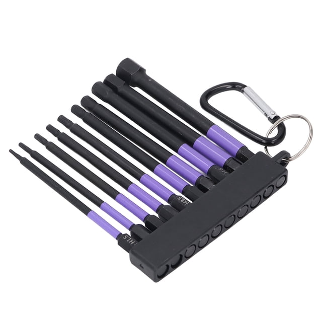Juego De Puntas De Destornillador De Impacto, Multifuncionales, 4 Pulgadas, 100 Mm, Juego De Puntas De Destornillador De Alta Resistencia, 10 Piezas Con Soporte Para Taladro