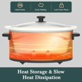 thumbnail image 4 of Programmable Slow Cooker with Timer Keep Warm - Small Kitchen Appliance for Family Dinners, 4 of 5