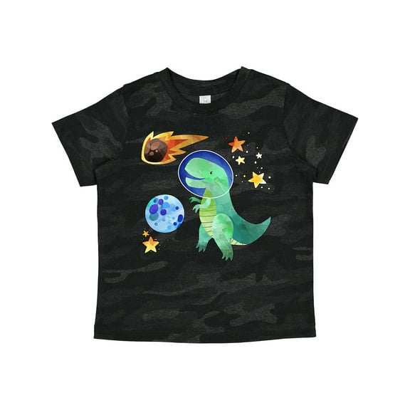 Inktastic Tyrannosaurus Rex Vs. Meteor Fun Space Dinosaur Boys or Girls Toddler T-Shirt