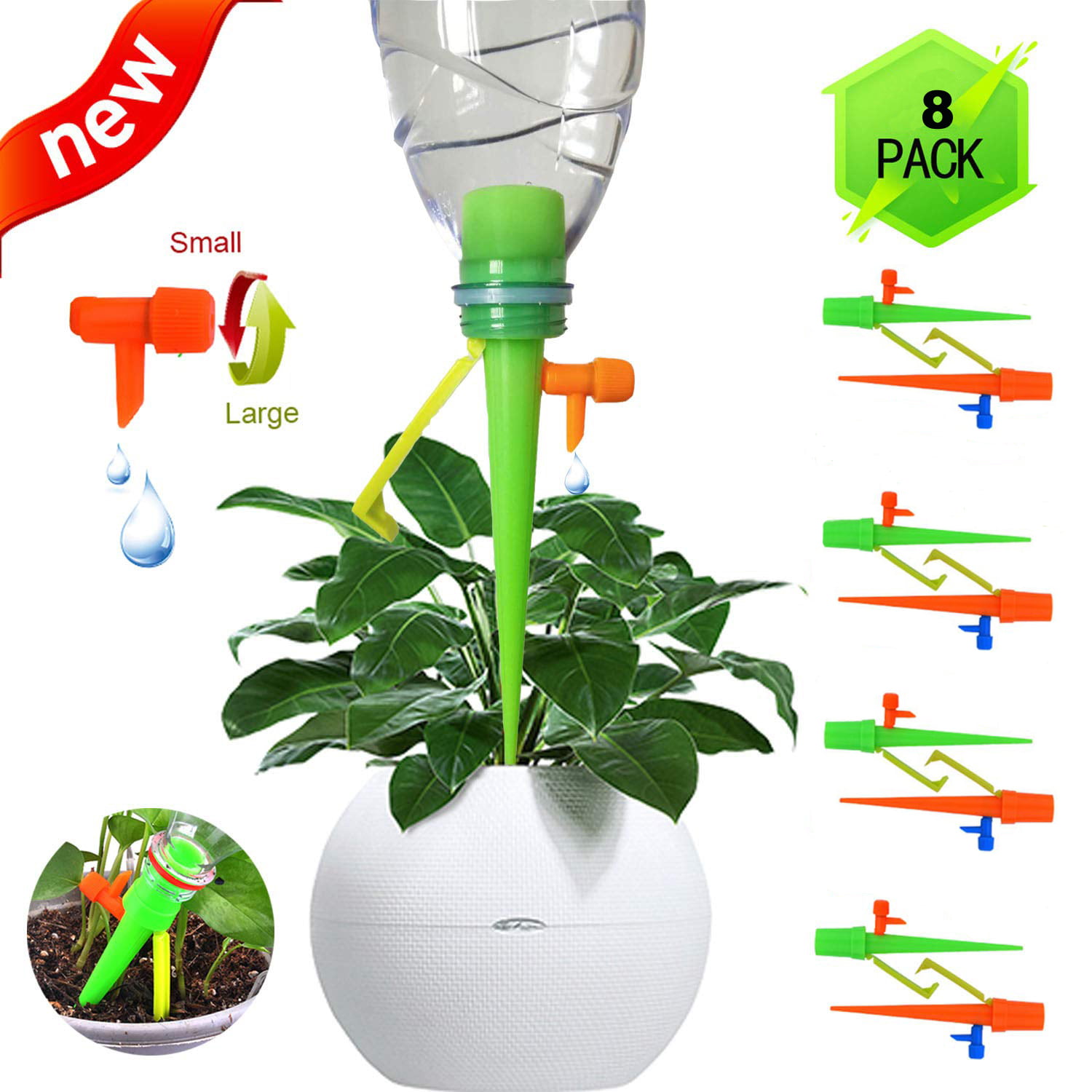 Plastic Automatic Watering Self-watering Tool Plant Garden Bulb Tube Feeder Drip 
